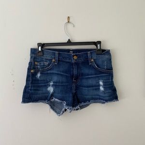 7 for all mankind size 25 jean shorts
